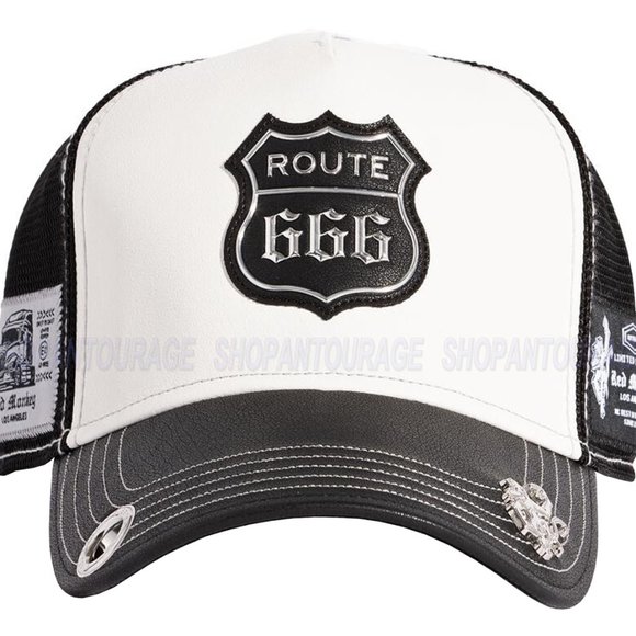Red Monkey Route 666 New Limited Edition Unisex Trucker Hat Cap RM1464 | 2 Color - Picture 3 of 16